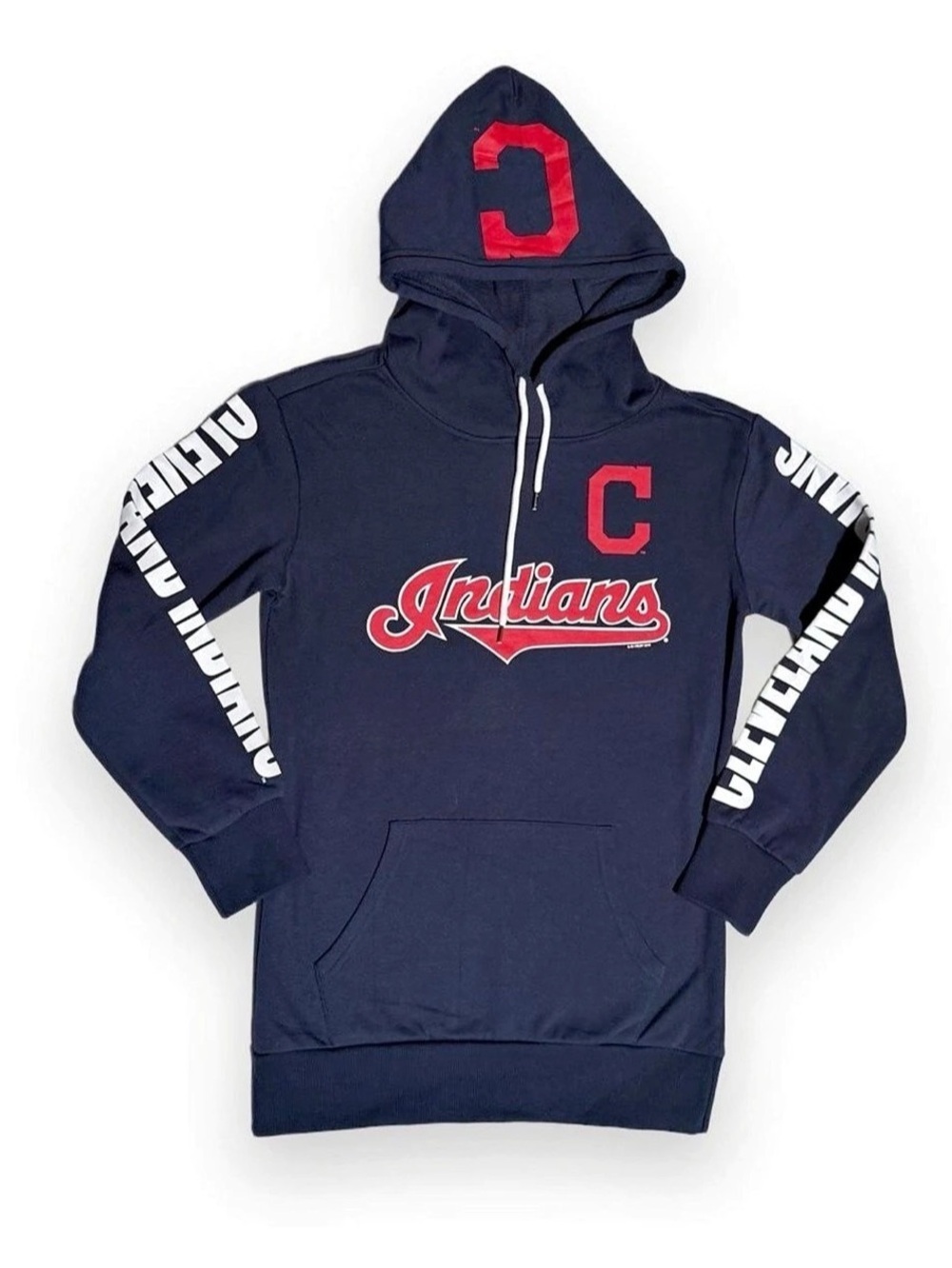 47 Brand Indians Graphic Hoodie Size Small Like New
